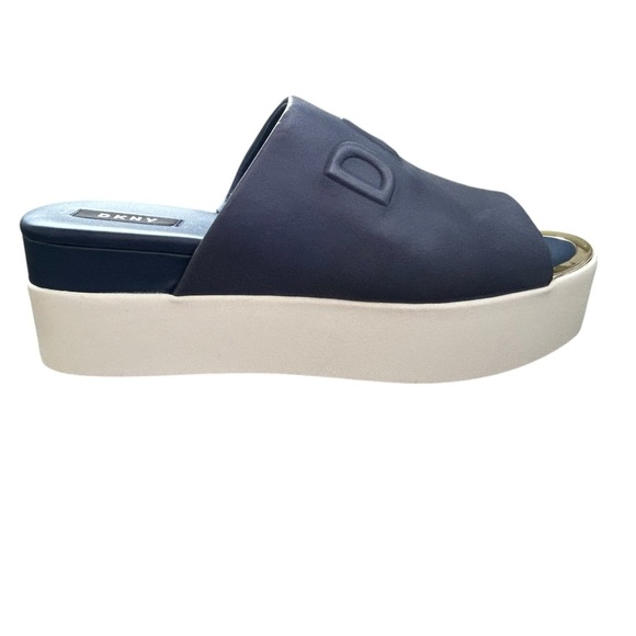 DKNY Slip-on Platform Mule Sandals Sz 10 - Picture 3 of 13
